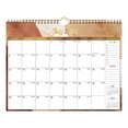 thumbnail image 2 of Calendario de pared y escritorio de 18 meses con espiral, con fechas de todo el año e información de días festivos, planificador de papel decorativo y duradero., 2 of 9