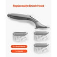 thumbnail image 4 of KFFKFF Soap Dispensing Dish Brush, Kitchen Scrub Brushes with 3 Replaceable Heads, Dish Cleaning Brushes with Durable Handle and Curved Bristles, Perfect for Pots, Pans, Sink, and Stove, 4 of 9