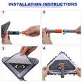thumbnail image 4 of Wall Cleaner Mop With 79 Inches Long Handle  360° Washer Tool For Walls/ceiling Fans/dust/baseboard/floors Clean Ceiling Duster Squeegee 6 Replacement Pads, 4 of 6