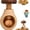 1PC, variant on Wooden Mushroom Shaped Walnut Wood Clip, Wooden Mushroom Nutcracker Tool, Walnut Cracking Tool, Chestnut Peeler Manual Nut Cracking Tools for Walnuts, Hazelnuts, Pecans, Chestnut(1PC)