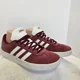 thumbnail image 1 of Adi - das VL Court 2.0 Burgundy White Suede Mens Size 6 Retro Throwback Sneakers, 1 of 6