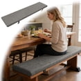thumbnail image 2 of zhangmingg Long Padded Indoor Comfortable Rectangular Foam Seat for Kitchen Island Counter Home Dining Room, 2 of 5