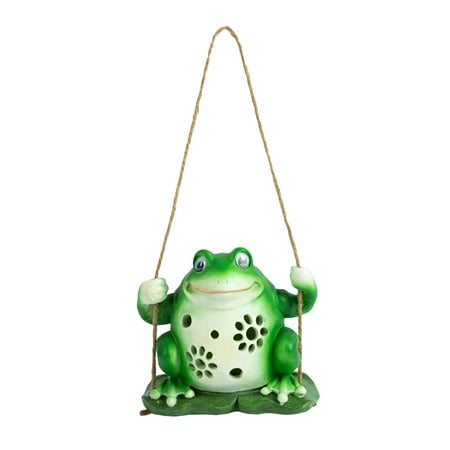 

1pc Frog Shaped Light Outdoor Garden Solar Light Resin Adornment Hanging Light