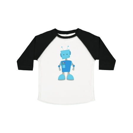 

Inktastic Cute Robot Funny Robot Silly Robot Blue Robot Gift Toddler Boy or Toddler Girl T-Shirt