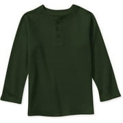 B24m Green Ls Henley Tee