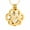 Gold, variant on Stainless Steel Paw Print Urn Pendant Cremation Jewelry for Dog Cat Ashes Urn Keepsake Pet Memorial Jewelry Hollow Locket Necklace that Opens inside