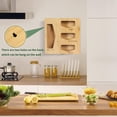thumbnail image 2 of VBONJLO Zip-Lock Bag Storage Organizer  Kitchen Bamboo Zip-Loc Bag Organizer for Drawer Food Storage Bag Organizer  Compatible with Gallon  Quart  Sandwich and Snack B ZJM-, 2 of 7