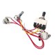 thumbnail image 1 of LP Switch Line Group Electric Guitar Wiring Harness Prewired Kit Toggle Switches 1 Volume 1 Tone 500K Pots 1T1V GU204, 1 of 4