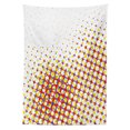 thumbnail image 3 of Ambesonne Abstract Tablecloth Rectangular Table Cover, Colorful Halftone Effect, 52"x70", White and Fuchsia, 3 of 4