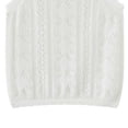 thumbnail image 3 of Jalioing Girls Knitted Camisoles Summer Lightweight Crochet Tank Tops Toddler Girls Cute Sleeveless Sweater Tops, 3 of 4