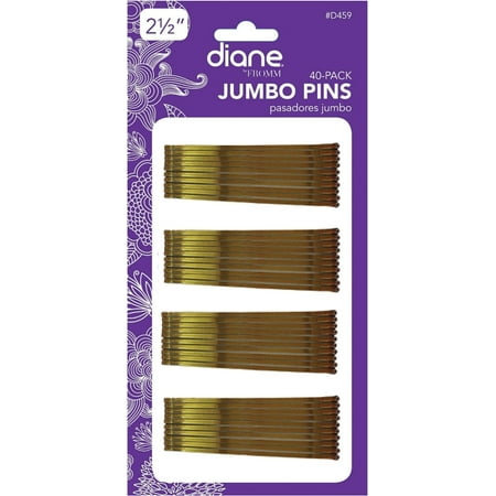 Diane Jumbo Bob Pins, Bronze 40 ea (Pack of 2)
