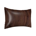 thumbnail image 2 of Bingfone Vintage Wood Print Satin Pillowcase for Hair - Standard Size with Zipper Silky & Soft Pillow Covers,20x30 inches, 2 of 8