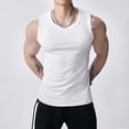 thumbnail image 2 of CHENge Men's Ribbed Tank Top, Slim Fit Sleeveless Muscle Shirt for Gym Workout and Casual Summer Wear, 2 of 5