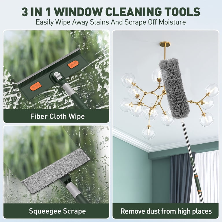 Cshidworld 4-in-1 Window Squeegee Kit, 67-Inch photo 8