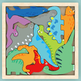 thumbnail image 1 of Rompecabezas de dinosaurios para niños y niños mayores de 3 años 3D wo, 1 of 5