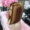 thumbnail image 3 of Health & Personal Care Natural Mix Colors Gradient Long Curly Synthetic Wig Full Wig Front Wig Je, 3 of 5