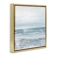 thumbnail image 4 of Stupell Industries Stormy Blue Grey Ocean Abstract Painting Gold Floater Framed Canvas Art Print Wall Art, 18 x 18, 4 of 10