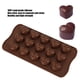 thumbnail image 2 of Silicone Chocolate Mold 15 Holes Heart Shape DIY Chocolate Making Mold Baking UtensilsRed, 2 of 4