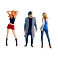 thumbnail image 4 of Figuras de Personas CUTICAT Pintadas a Mano 1:64 Negro Gris, 4 of 8