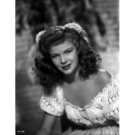 - Helen Talbot in Off Shoulder Dress Photo Print