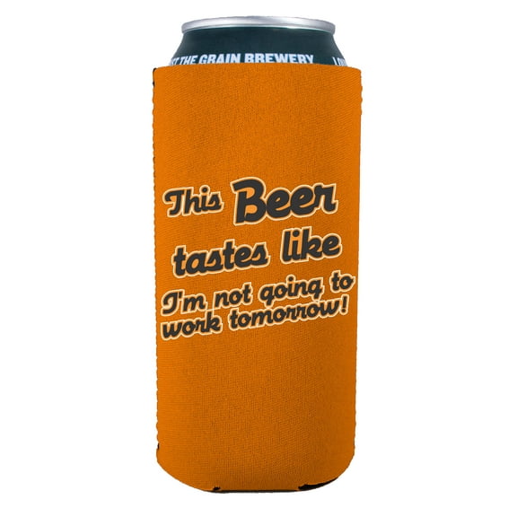 This Beer Tastes Like... 16 oz. Can Coolie (Orange)