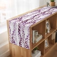 thumbnail image 6 of Table Runners 70 Inches Long Dress Scarves, Purple Weeping Eucalyptus Farmhouse Coffee/Dining/Kitchen Table Decor, Holiday Table Runner, Spring Summer Farmhouse Leaves 13x70 Inch, 6 of 9