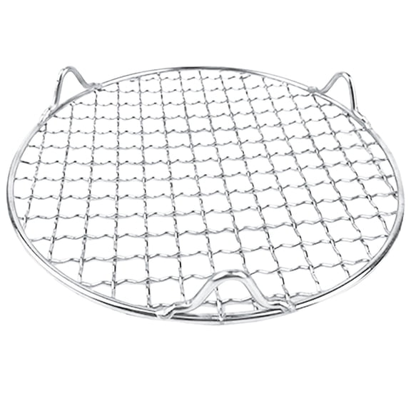 35cm Stainless Steel Barbecue Grid, Metal Grilling Rack For Charcoal, BBQ Wire Mesh For Roast Meat