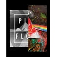 thumbnail image 2 of Pink Floyd Black and White and Rainbow Split Men's Black T-shirt-XL, 2 of 7