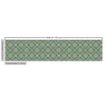 thumbnail image 2 of Ambesonne Mandala Fabric by the Yard Upholstery, Floral Eastern, 10 Yards, Jade Green Pale Pink, 2 of 4