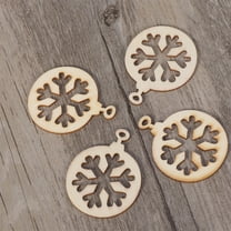 PAMINGONO 10Pcs Wood Ornament Craft for Christmas and Other Festive Occasions