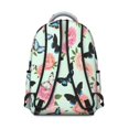 thumbnail image 3 of Pioneer Flower Floral Print Pattern Backpack for School, Cute School Bag with Adjustable Shoulder Straps and Padded Back, 15.3"x11"x7.1", 3 of 5