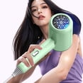 thumbnail image 5 of WIZUTIZ Portable Travel Hair Dryer Foldable Compact Dual Voltage Quick Dry Patchwork Design Lightweight for Men Women Home Hotel Business Trips, 5 of 5