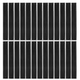thumbnail image 1 of 50pcs Makeup Brush Mesh Cover Cosmetic Brush Protector Net Sleeve Guards (Black), 1 of 7