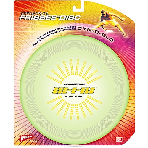 12 x 1 x 15 inches Assorted Colors 1 pc Wham-O Frisbee Dyn-O-Glo Fish That Glows in The Dark