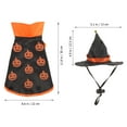 thumbnail image 3 of FELTECHELECTR 1 Set Dog Costume Set Assorted Color Polyester Photo Props for Pet Owners During Festivals, 3 of 4
