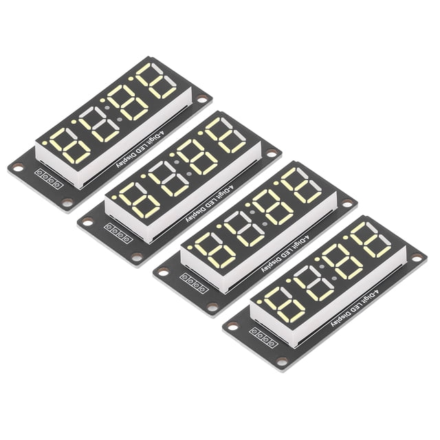 Tubo de pantalla LED digital de dígitos, 4 juegos Módulo de pantalla digital de dígitos de tubo de 4 dígitos probado profesionalmente