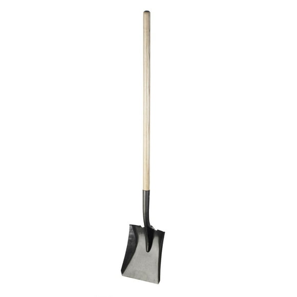 Expert Gardener Long Hardwood Handle Transfer Shovel, Transfers and moves materials