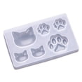 thumbnail image 1 of 1 Pcs Silicone Mold Cute DIY Handmade Jewelry Making Cat Paw Resin Mould for Mold Store, 1 of 10