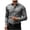 Gray, variant on Yongwang Mens Big and Tall Print Dress Shirts Lapel Collar Button Down Shirt Fashion Business Casual Long Sleeve Shirt