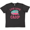 thumbnail image 3 of Inktastic Live Love Camp RV Youth T-Shirt, 3 of 5