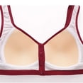 thumbnail image 5 of Antinious Womens Lace Front Closure Wireless Breathable Seamless Support Comfortable Everyday Bra, 5 of 5