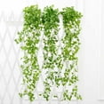 thumbnail image 4 of RUNROTOO Greenery Decor 12 Pcs Green Cloth Plastic 2 Meters Home Decoration Craft Projects, 4 of 6