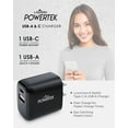 thumbnail image 6 of Liquipel Powertek Pastel Type-C Fast Charging Wall Charger 20W PD USB-C with Foldable Plug, for iPhone, iPad, iWatch, Galaxy, Tablet, 6 of 7