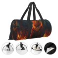 thumbnail image 3 of KLL Candle Shepherd Dog Duffle Bag For Men Women Sport Gym Fitness Tote Travel Training Workout Basketball Football Weekender, 3 of 6
