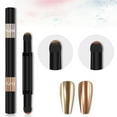 thumbnail image 2 of GUANGHONG Double Headed Nail Powder for Nails Air Cushion Nail Powder Pen Nails Powder with Mirror Effect Manicure Cushion Magic Pen Gold and Silver Colored Sponge, 2 of 9