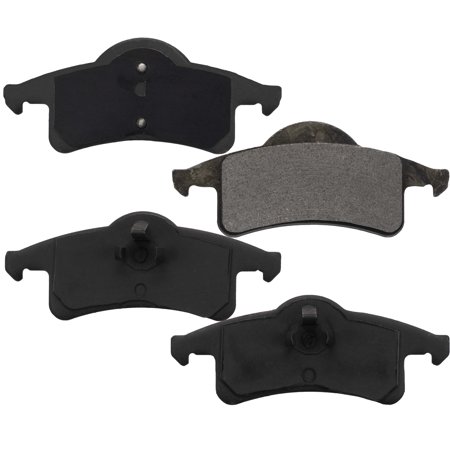 Gridiron Brakes Semi-Metallic Rear Brake Pad Set Driver and Passenger Side - ID791 (Replaces Part# MKD791)