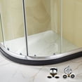 thumbnail image 2 of 4 Pcs Rouleaux de Porte pour Écran de Douche, Coureurs en Alliage de Zinc, Roues, Remplacement à Double Dessus, 2 of 9