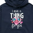 thumbnail image 2 of Dr. Seuss - Valentine's Day with Cat In The Hat - Men's Pullover Hooded Fleece Sweatshirt, 2 of 5