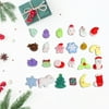 24Pcs Christmas Cute Animal Toys Stress Relief Set Slow Rising Fidget Toys Advent Calendar Gift for Kids Adults