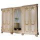 thumbnail image 2 of European solid wood painted gold six door wardrobe French court luxury storage wardrobe furniture customization My Lux Decor Round, 2 of 7